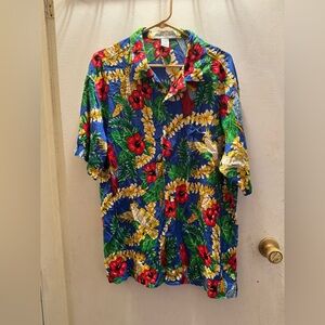 Tropical Floral Men's Casual Shirt